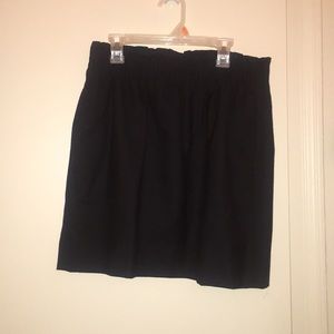 J crew black skirt with pockets